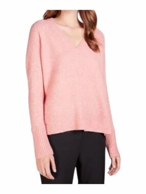 J. Crew Women's Coral Pink Crewneck Sweater